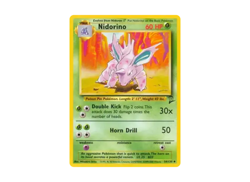 Nidorino U [130-SET-2 54/130] [EN] (Base "Set 2")