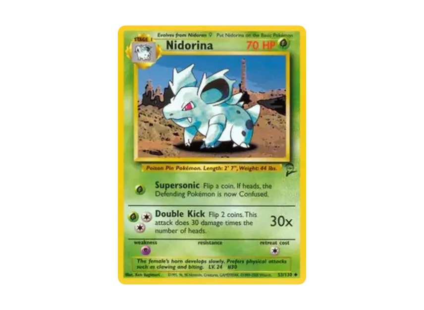 Nidorina U [130-SET-2 53/130] [EN] (Base "Set 2")