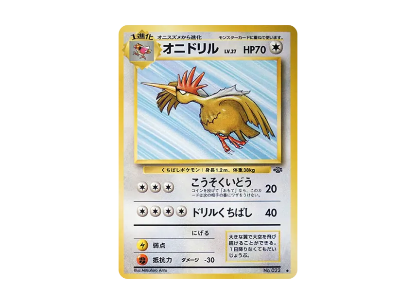 Fearow : Old Back [PMCG2 No.022] (Expansion Pack "Pokemon Jungle")