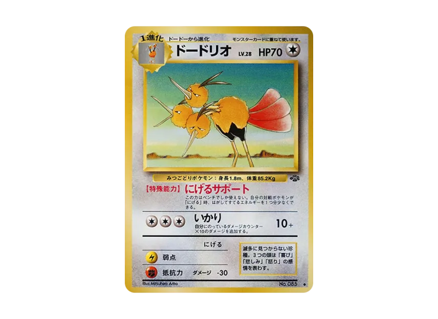 Dodrio : Old Back [PMCG2 No.085] (Expansion Pack "Pokemon Jungle")