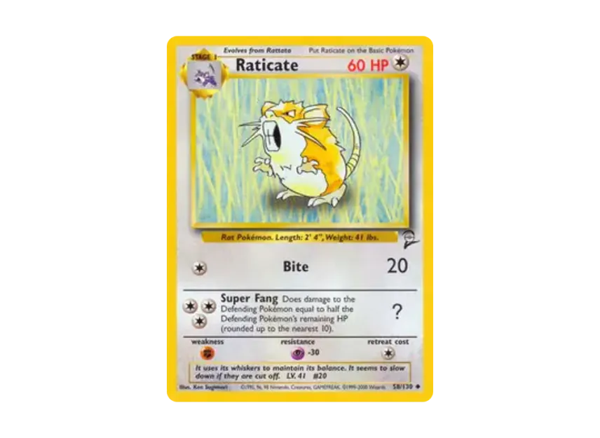 Raticate U [130-SET-2 58/130] [EN] (Base "Set 2")