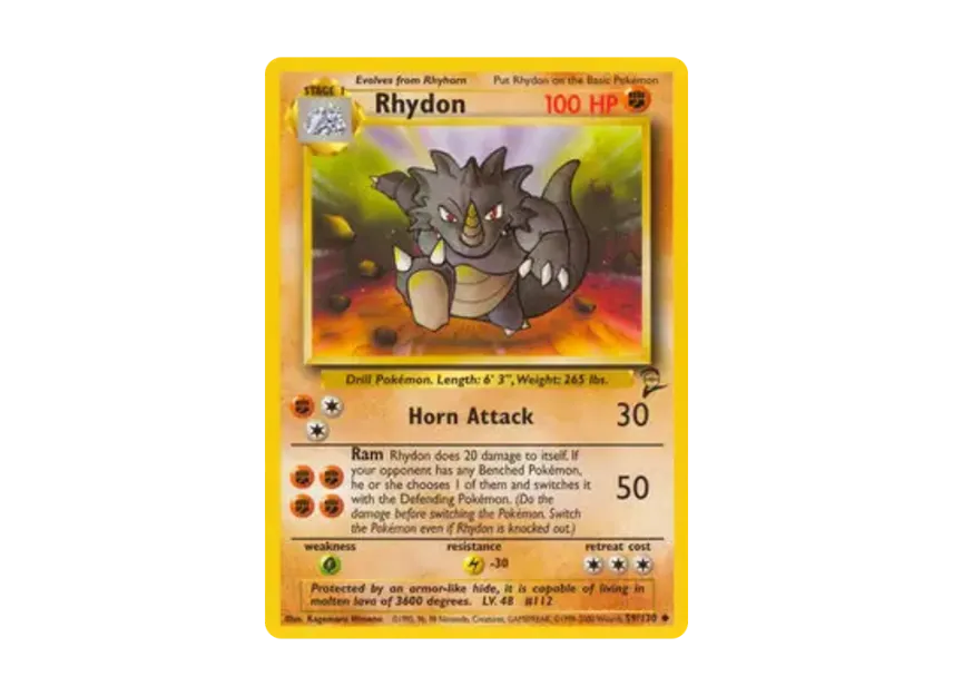 Rhydon U [130-SET-2 59/130] [EN] (Base "Set 2")