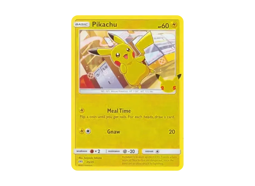 Pikachu [25-MCDONALD-S-25TH-ANNIVERSARY 25/25] (Sword & Shield "McDonald's 25th Anniversary")