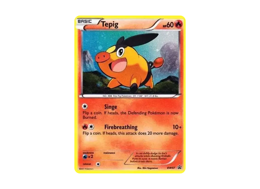 Tepig P [BW07] (Black & White "Promotional Card")