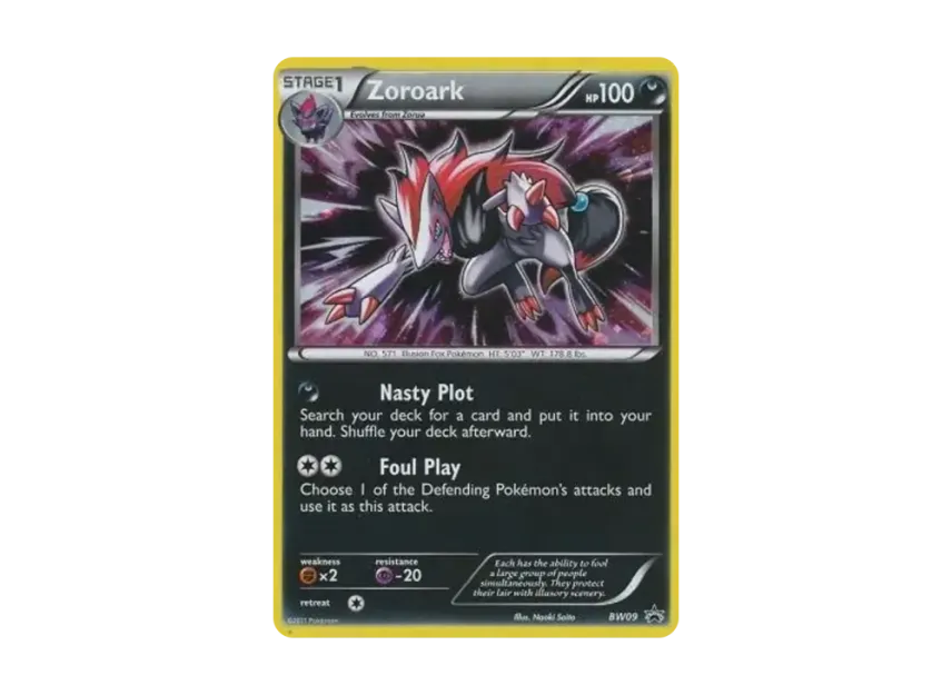 Zoroark P [BW09] (Black & White "Promotional Card")