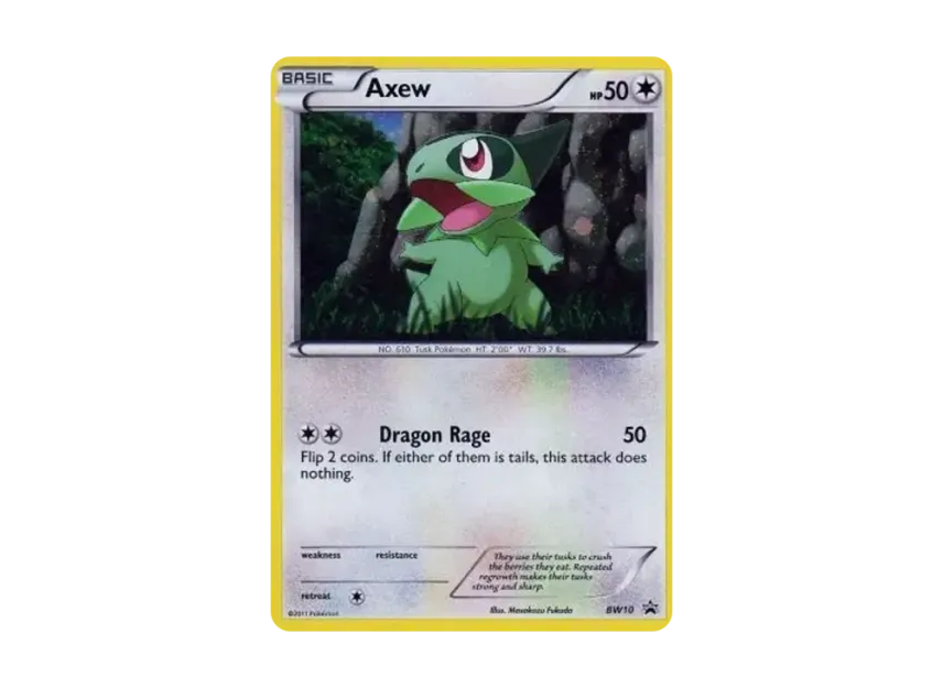 Axew P [BW10] (Black & White "Promotional Card")
