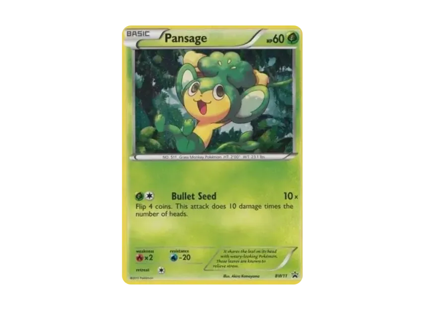 Pansage P [BW11] (Black & White "Promotional Card")
