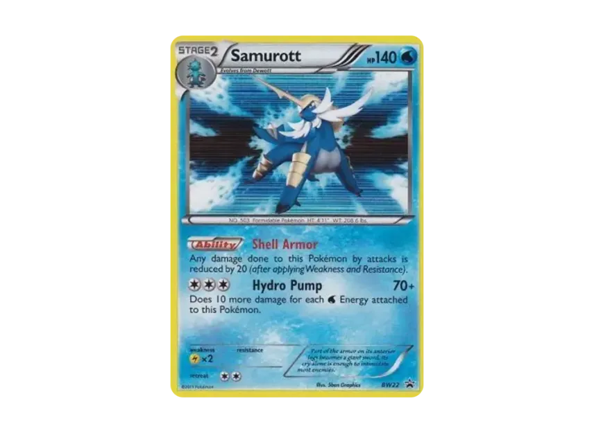 Samurott P [BW22] (Black & White "Promotional Card")