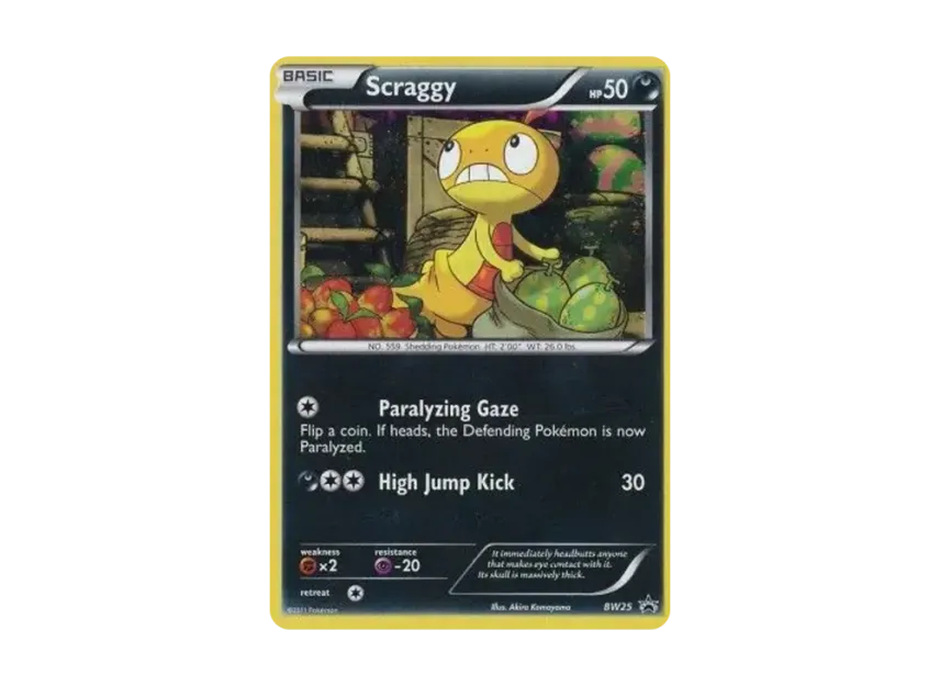 Scraggy P [BW25] (Black & White "Promotional Card")