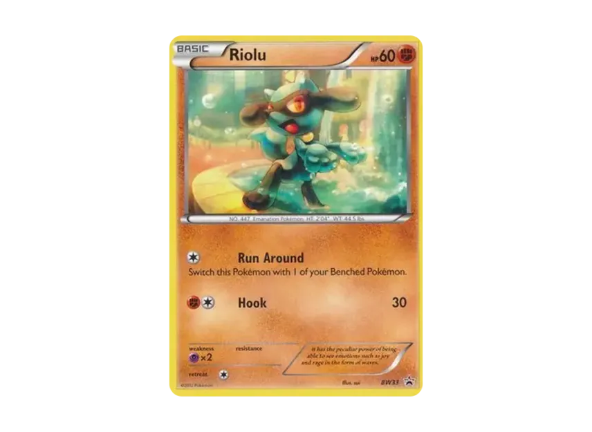 Riolu P [BW33] (Black & White "Promotional Card")