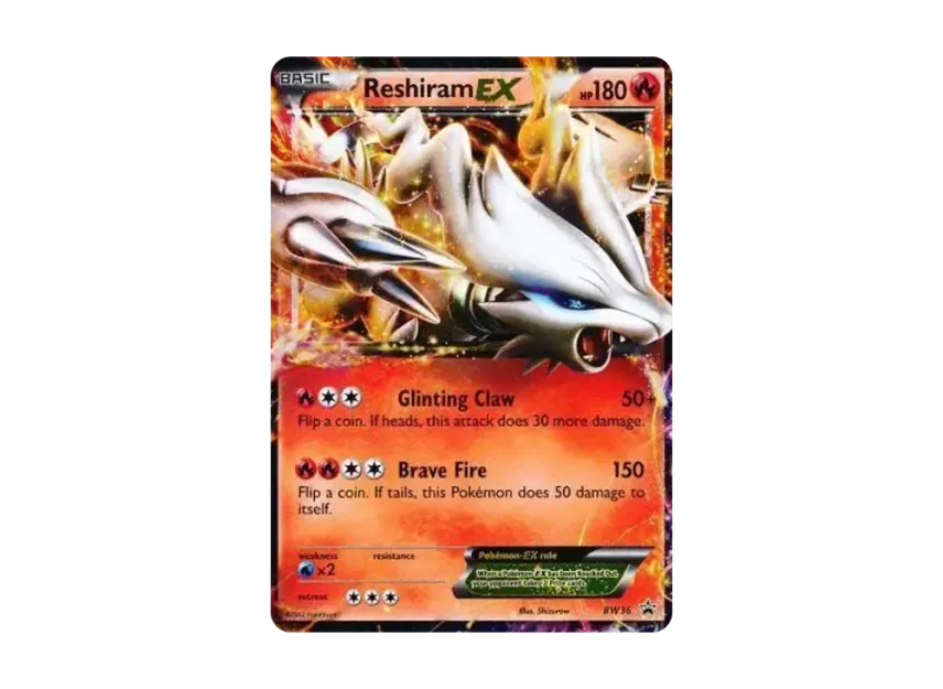 Reshiram EX P [BW36] (Black & White "Promotional Card")