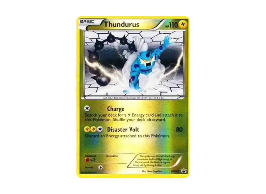 Thundurus P [BW41] (Black & White "Promotional Card")