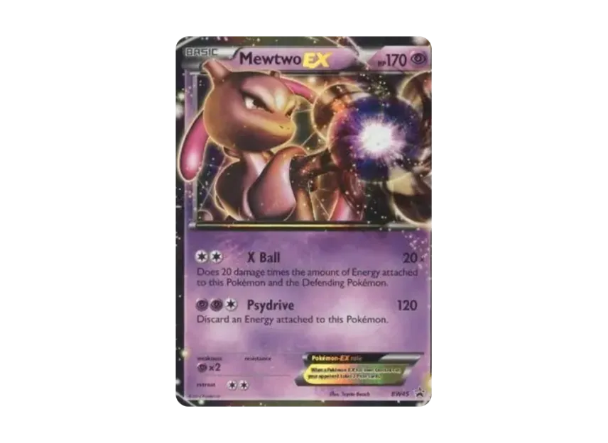 Mewtwo EX P [BW45] (Black & White "Promotional Card")