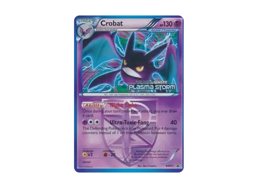 Crobat P [BW51] (Black & White "Promotional Card")