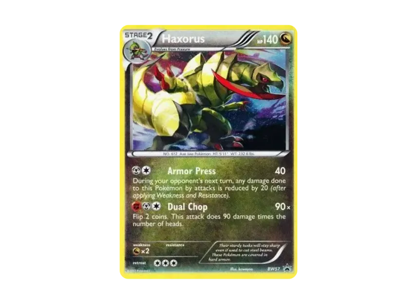 Haxorus P [BW57] (Black & White "Promotional Card")