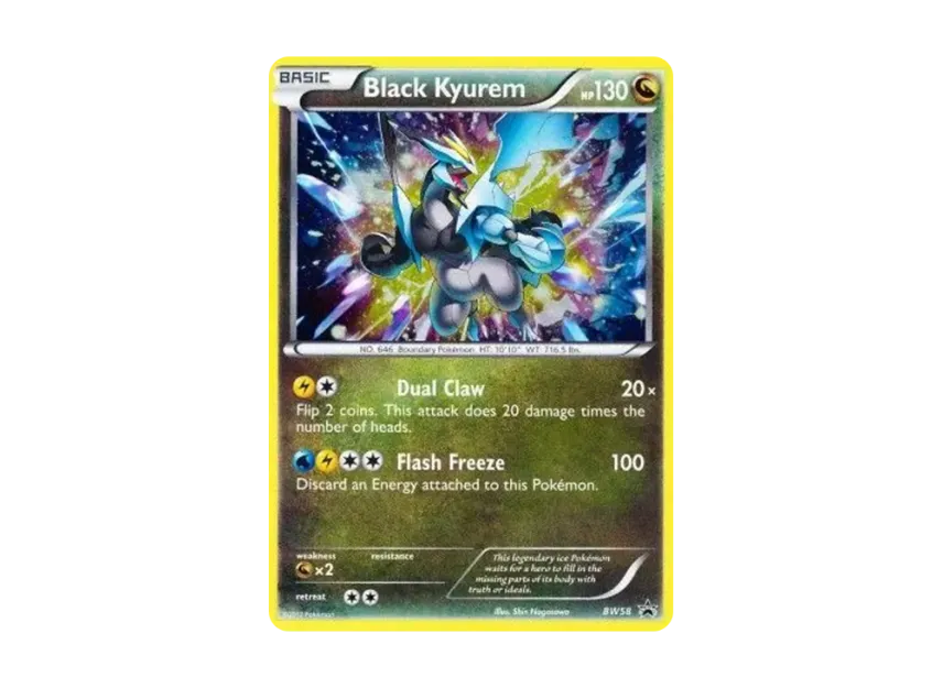 Black Kyurem P [BW58] (Black & White "Promotional Card")