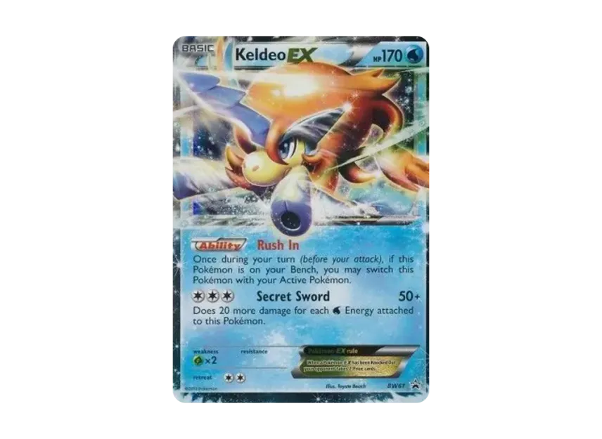 Keldeo EX P [BW61] (Black & White "Promotional Card")