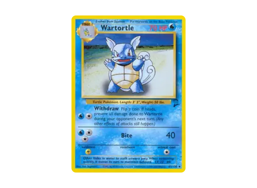 Wartortle U [130-SET-2 63/130] [EN] (Base "Set 2")
