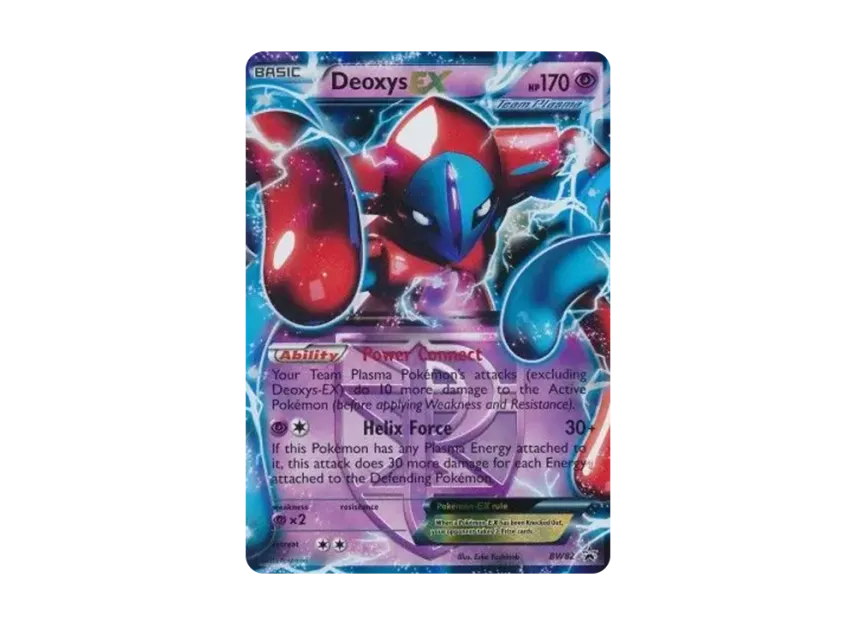 Deoxys EX P [BW82] (Black & White "Promotional Card")