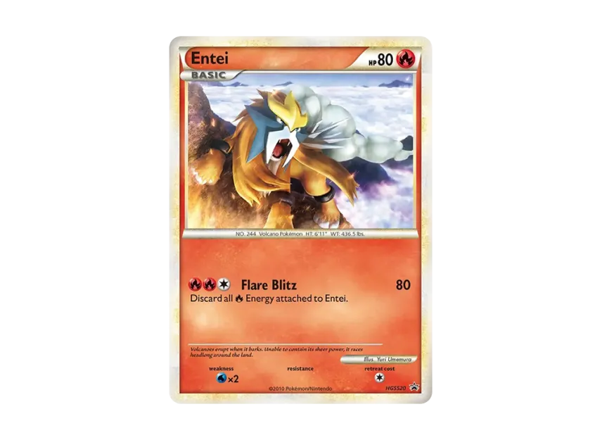 Entei P [HGSS20] (HeartGold SoulSilver "Promotional Card")