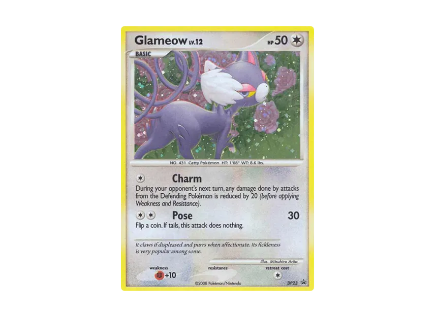 Glameow P [DP23] (Diamond & Pearl "Promotional Card")