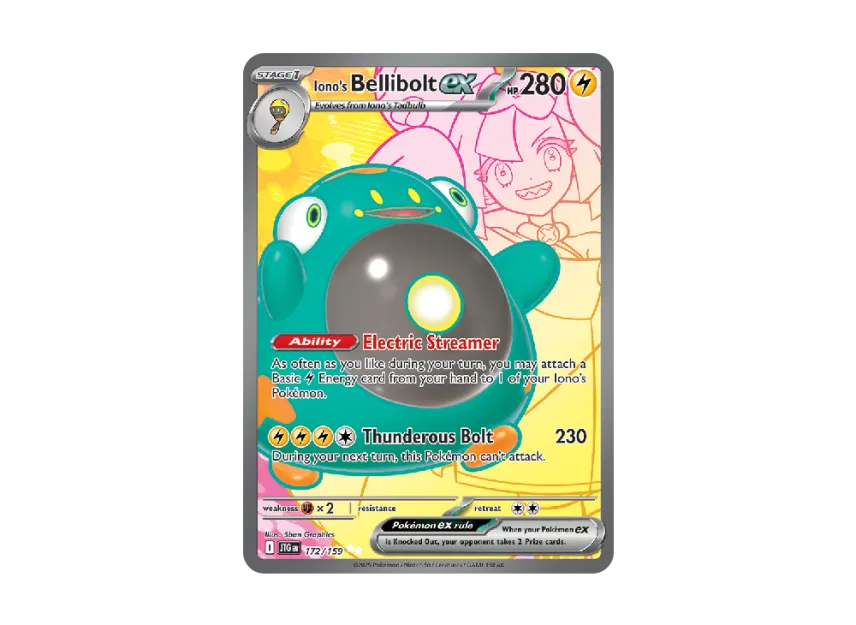 Iono's Bellibolt ex UR [JTG 172/159] [EN] (Scarlet & Violet "Journey Together")