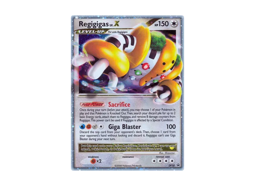 Regigigas Lv.X P [DP30] (Diamond & Pearl "Promotional Card")