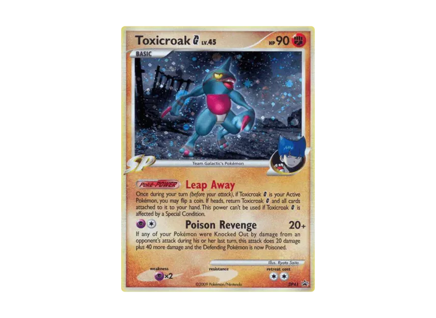 Toxicroak G Lv.X P [DP41] (Diamond & Pearl "Promotional Card")