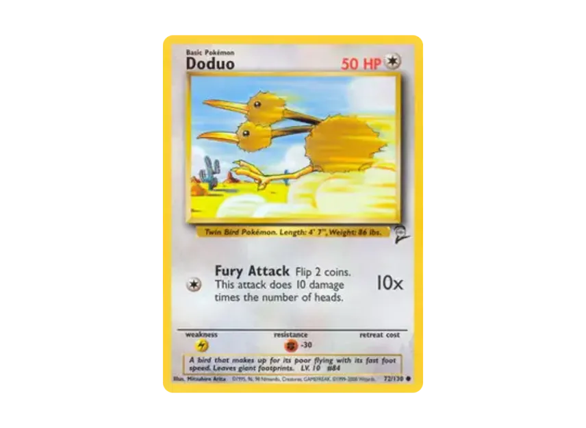 Doduo C [130-SET-2 72/130] [EN] (Base "Set 2")