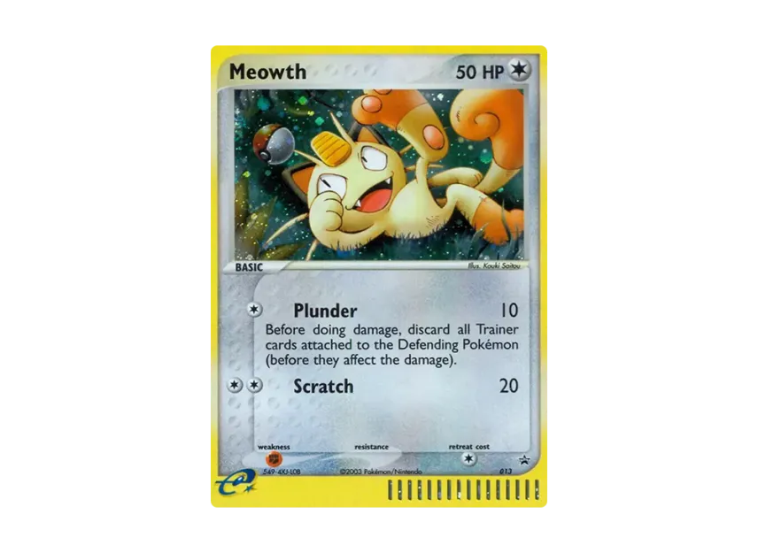 Meowth P [EX-RUBY-SAPPHIRE-PROMO 013] (EX Ruby & Sapphire "Promotional Card")