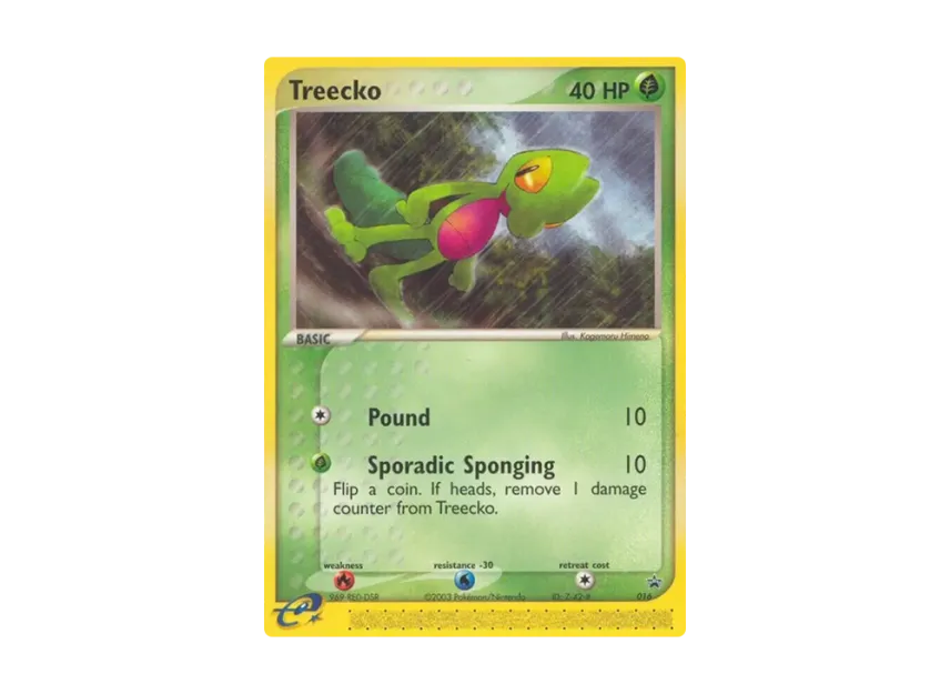 Treecko P [EX-RUBY-SAPPHIRE-PROMO 016] (EX Ruby & Sapphire "Promotional Card")