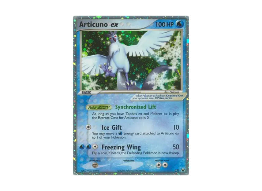 Articuno ex P [EX-RUBY-SAPPHIRE-PROMO 032] (EX Ruby & Sapphire "Promotional Card")