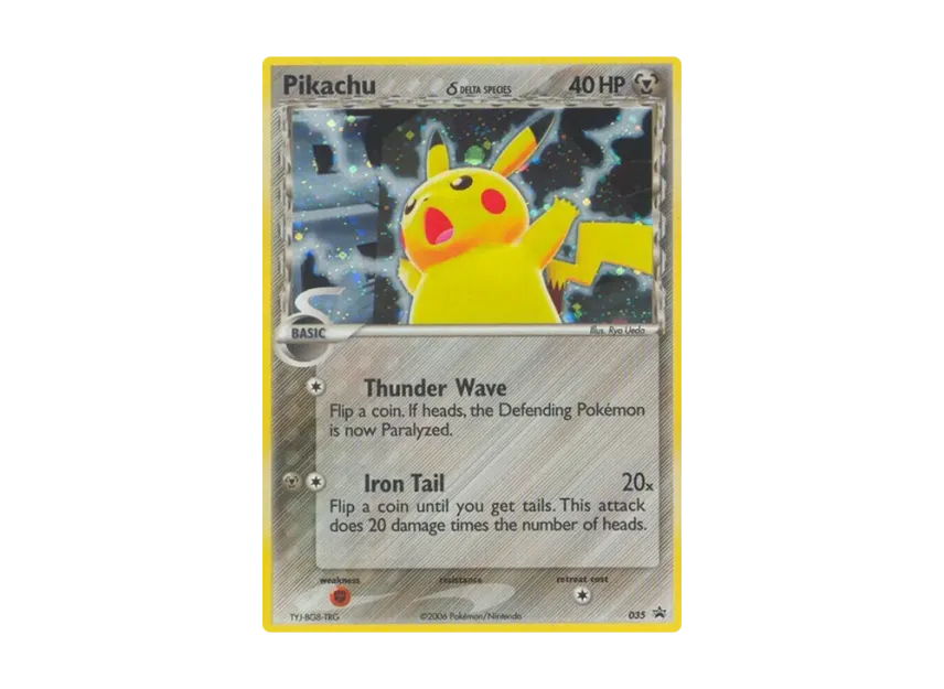 Pikachu P [EX-RUBY-SAPPHIRE-PROMO 035] (EX Ruby & Sapphire "Promotional Card")