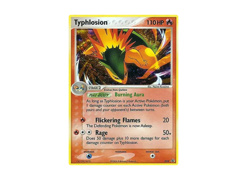 Typhlosion P [EX-RUBY-SAPPHIRE-PROMO 034] (EX Ruby & Sapphire "Promotional Card")