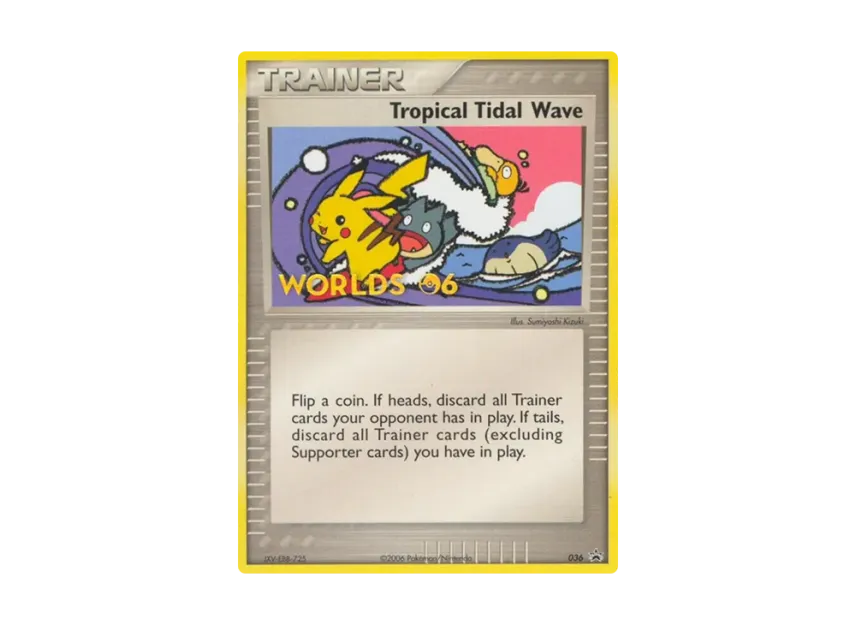 Tropical Tidal Wave P [EX-RUBY-SAPPHIRE-PROMO 036] (EX Ruby & Sapphire "Promotional Card")