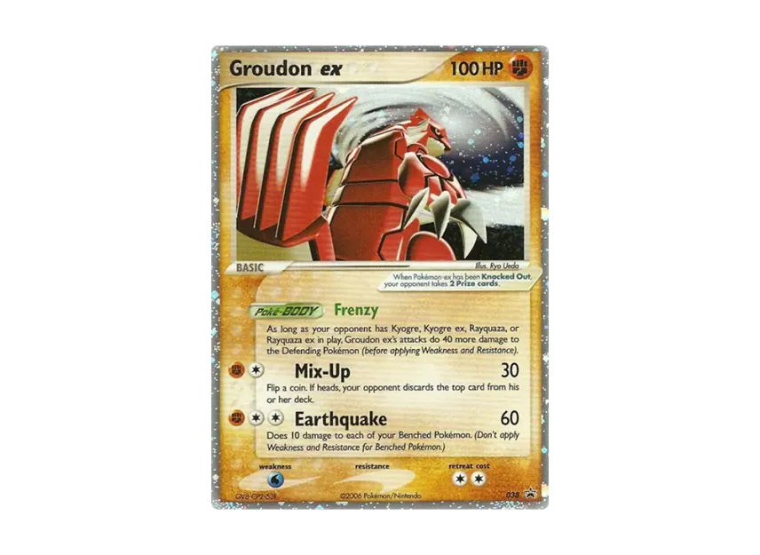 Groudon ex P [EX-RUBY-SAPPHIRE-PROMO 038] (EX Ruby & Sapphire "Promotional Card")