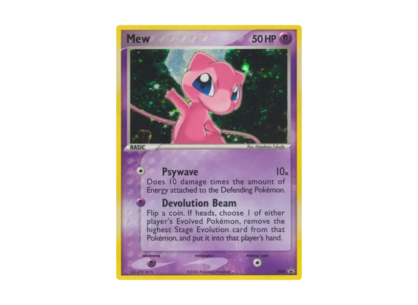 Mew P [EX-RUBY-SAPPHIRE-PROMO 040] (EX Ruby & Sapphire "Promotional Card")