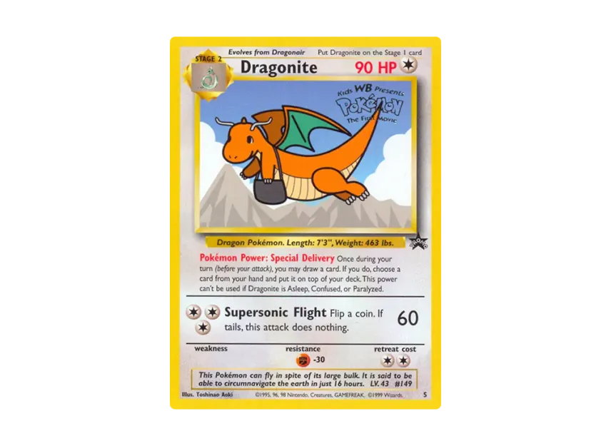 Dragonite P [WIZARDS-OF-THE-COAST-PROMO 5] (Wizards of the Coast "Promotional Card")