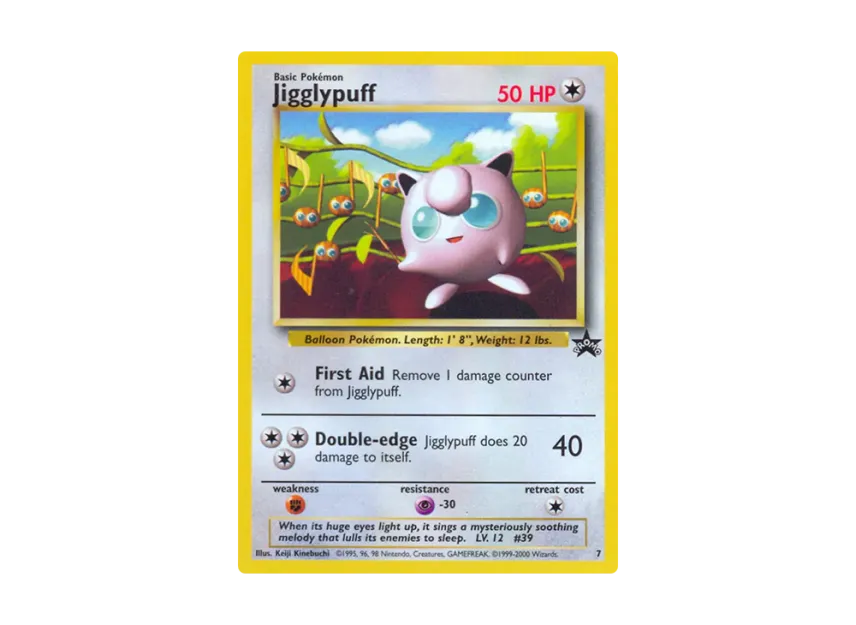 Jigglypuff P [WIZARDS-OF-THE-COAST-PROMO 7] (Wizards of the Coast "Promotional Card")