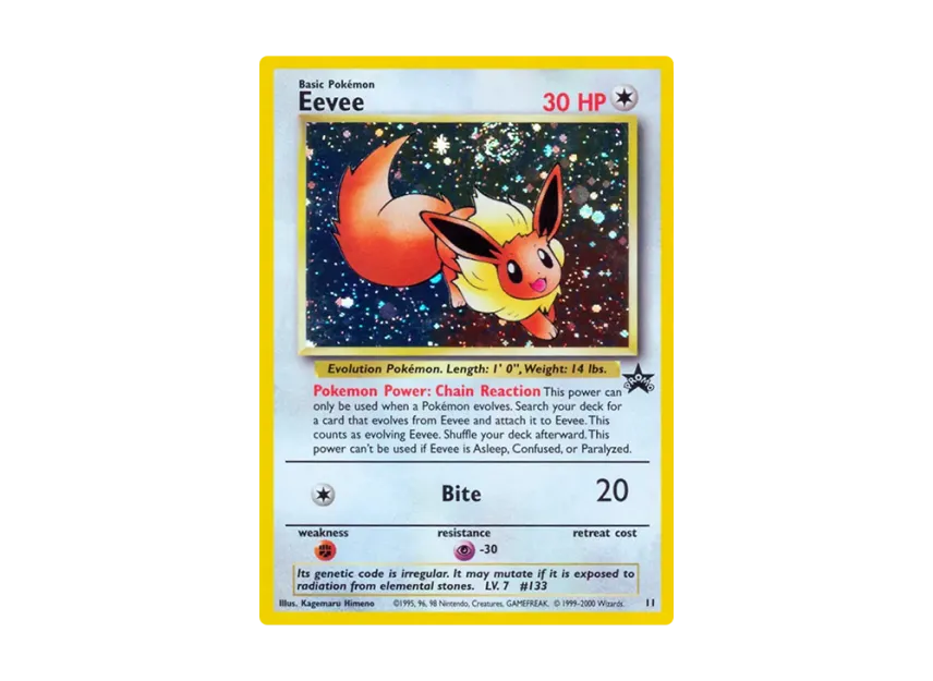 Eevee P [WIZARDS-OF-THE-COAST-PROMO 11] (Wizards of the Coast "Promotional Card")