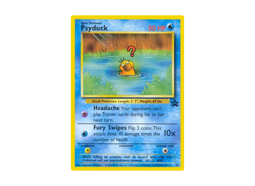 Psyduck P [WIZARDS-OF-THE-COAST-PROMO 20] (Wizards of the Coast "Promotional Card")