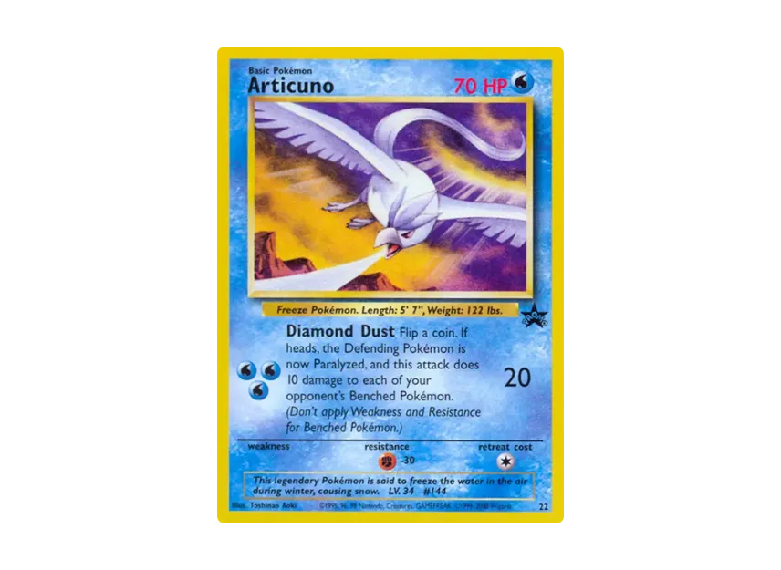 Articuno P [WIZARDS-OF-THE-COAST-PROMO 22] (Wizards of the Coast "Promotional Card")