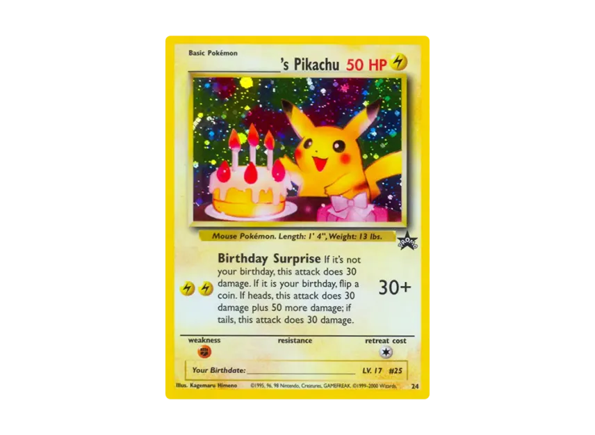 _'s Pikachu P [WIZARDS-OF-THE-COAST-PROMO 24] (Wizards of the Coast "Promotional Card")