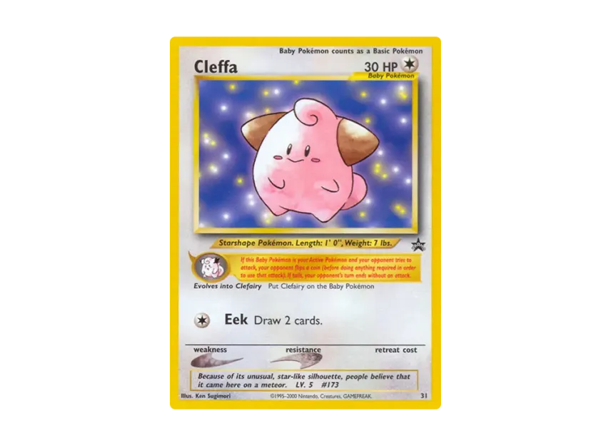 Cleffa P [WIZARDS-OF-THE-COAST-PROMO 31] (Wizards of the Coast "Promotional Card")
