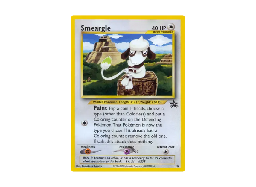 Smeargle P [WIZARDS-OF-THE-COAST-PROMO 32] (Wizards of the Coast "Promotional Card")