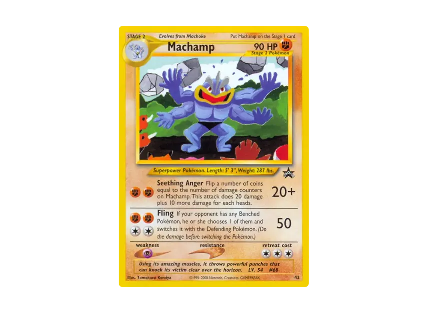 Machamp P [WIZARDS-OF-THE-COAST-PROMO 43] (Wizards of the Coast "Promotional Card")