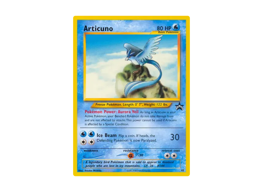 Articuno P [WIZARDS-OF-THE-COAST-PROMO 48] (Wizards of the Coast "Promotional Card")