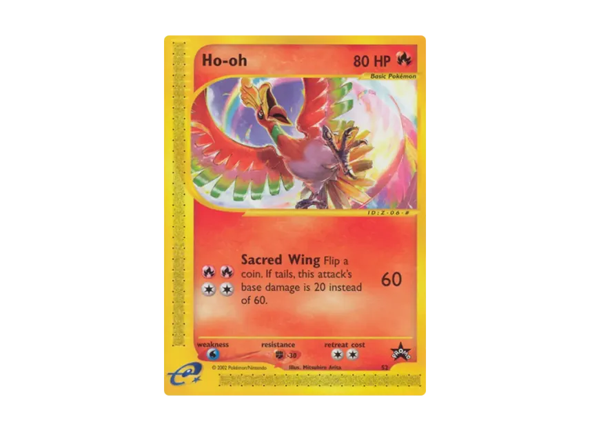 Ho-oh P [WIZARDS-OF-THE-COAST-PROMO 52] (Wizards of the Coast "Promotional Card")