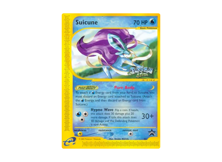 Suicune P [WIZARDS-OF-THE-COAST-PROMO 53] (Wizards of the Coast "Promotional Card")