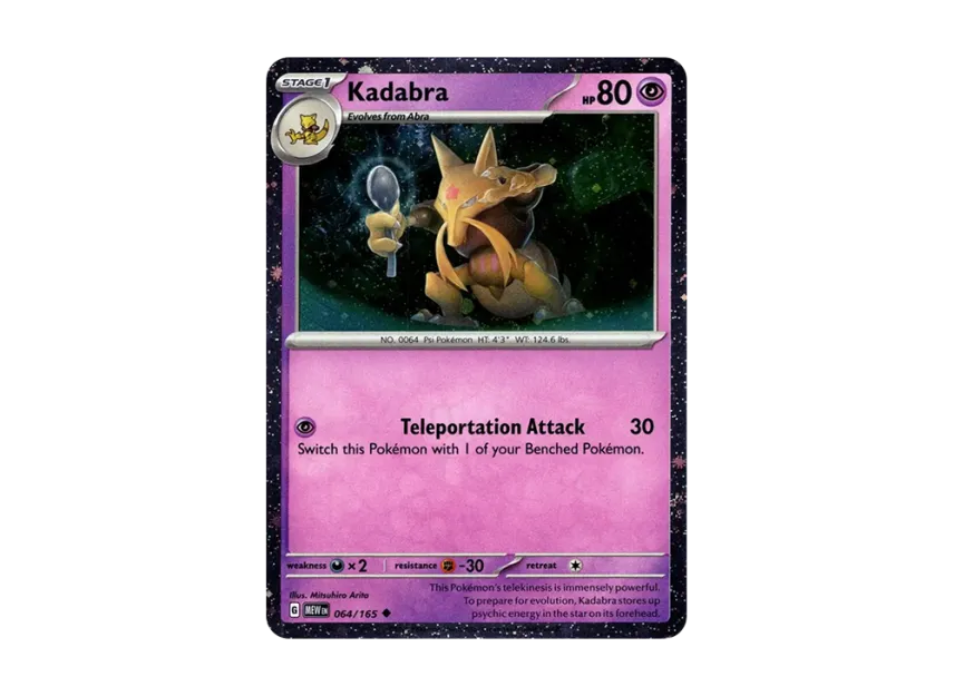 Kadabra U : Holo [MEW 064/165] [EN] (Promotional Card)